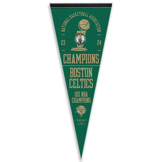 WinCraft Boston Celtics 2024 Finals Champions Pennant Flag