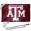 College Flags & Banners Co. Texas A&M Aggies Beveled Flag with Pole and Bracket Kit