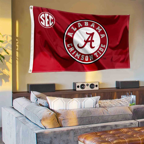 Alabama Crimson Tide SEC Banner and Tapestry Wall Tack Pads