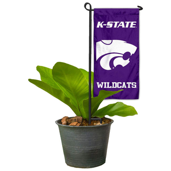 College Flags & Banners Co. Kansas State Wildcats Mini Garden and Flower Pot Flag Topper