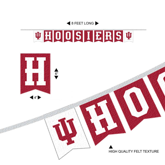 Indiana Hoosiers Banner String Pennant Flags