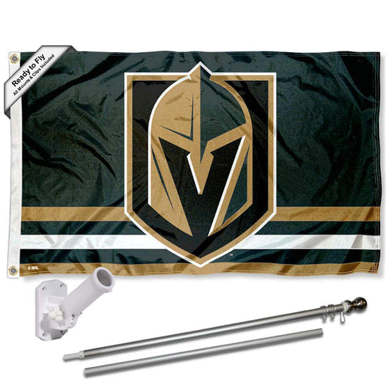 WinCraft Vegas Golden Knights Flag Pole and Bracket Set