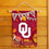 College Flags & Banners Co. Oklahoma Sooners Fall Leaves Football Season Garden Yard Flag