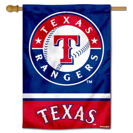 WinCraft Texas Rangers Double Sided House Flag