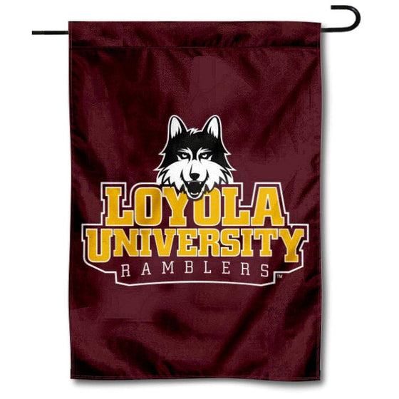 Loyola Chicago Garden Flag and Yard Banner