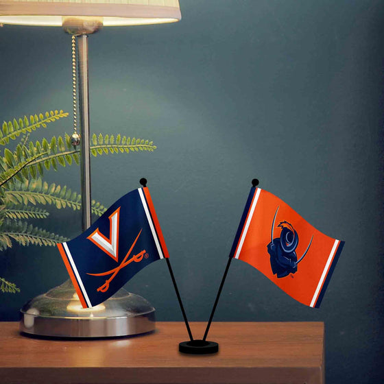 WinCraft Virginia Cavaliers Desk and Table Top Flags