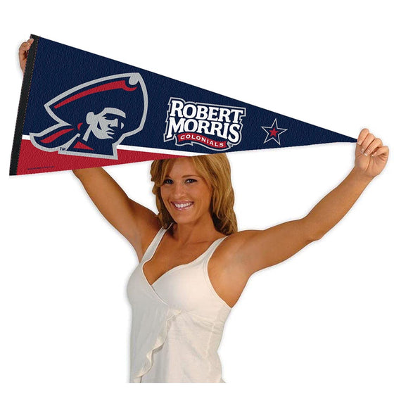 College Flags & Banners Co. Robert Morris Colonials Full Size Pennant Flag