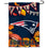 WinCraft New England Patriots Fall Leaves Decorative Football Garden Flag Double Sided Banner