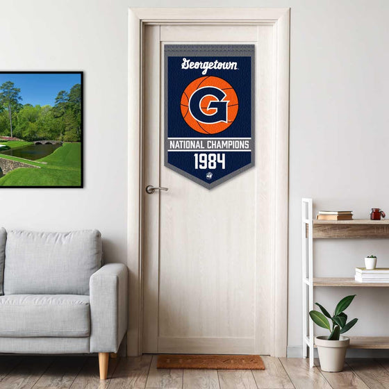 Georgetown Hoyas Basketball National Champions Banner