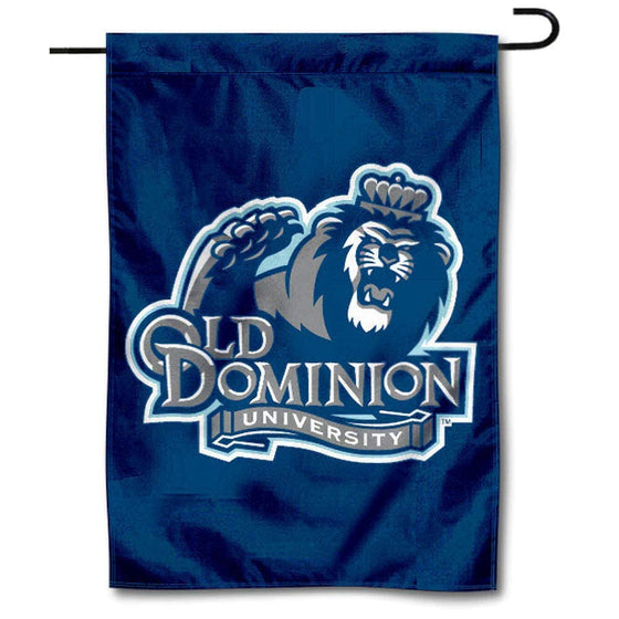 Old Dominion University Garden Flag and USA Flag Stand Pole Holder Set