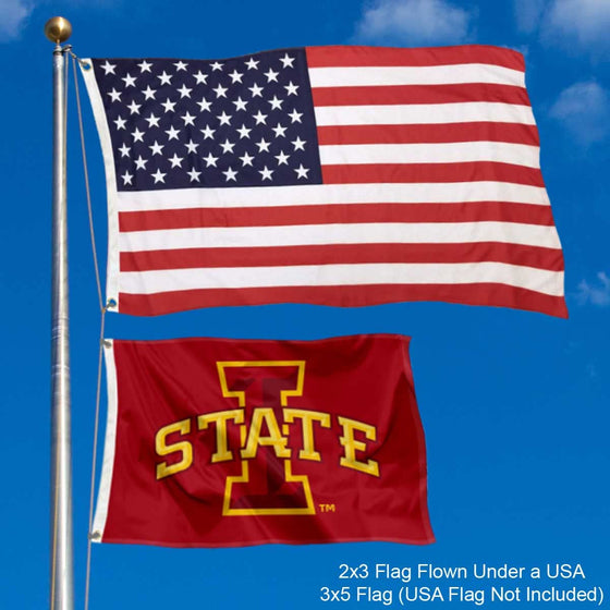 College Flags & Banners Co. Iowa State Cyclones Small 2x3 Foot Flag