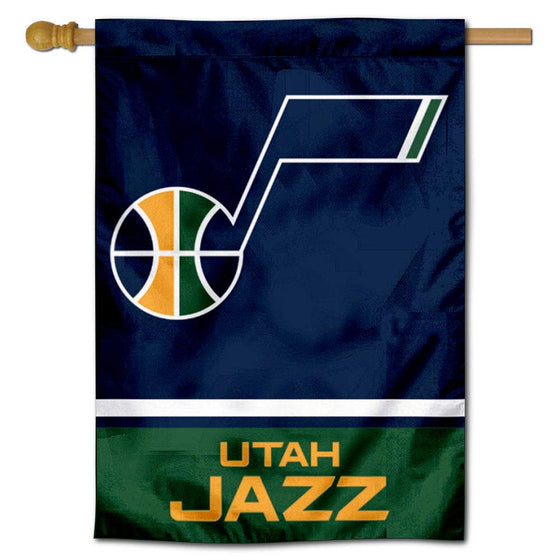 WinCraft Utah Jazz Double Sided House Banner Flag