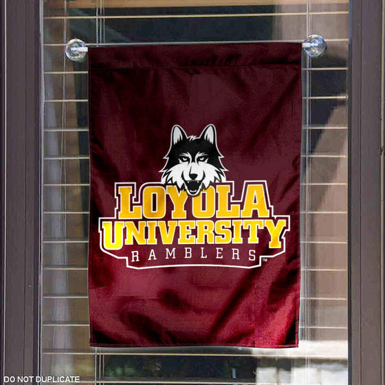 Loyola Chicago Garden Flag and Yard Banner