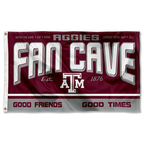 Texas A&M Aggies Fan Man Cave Banner Flag