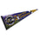 WinCraft Baltimore Ravens 2 Time Bowl Champions Pennant Banner Flag