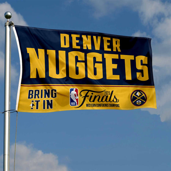 WinCraft Denver Nuggets 2023 Finals Bound Championship Banner Flag