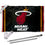 WinCraft Miami Heat Flag Pole and Bracket Set