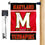 Maryland Terrapins Garden Flag and Mailbox Post Pole Mount Holder Set