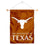 College Flags & Banners Co. Texas Longhorns Wordmark Banner for Windows Doors and Walls