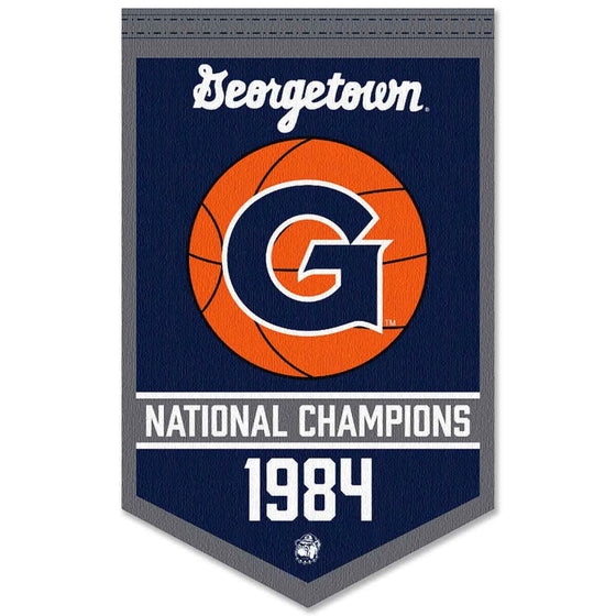 Georgetown Hoyas Basketball National Champions Banner