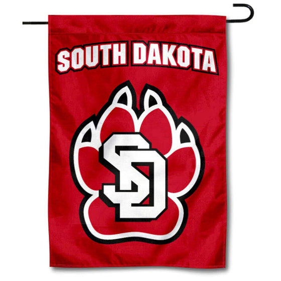 South Dakota Coyotes Garden Flag and Yard Banner