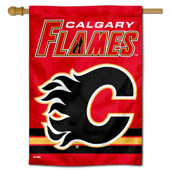 WinCraft Calgary Flames Double Sided Banner House Flag