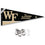 College Flags & Banners Co. Wake Forest Demon Deacons Pennant Flag and Wall Tack Mount Pads