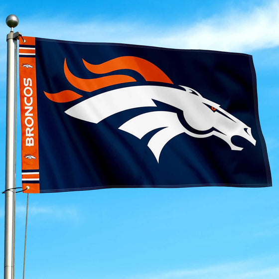 WinCraft Denver Broncos Printed Header 3x5 Foot Banner Flag