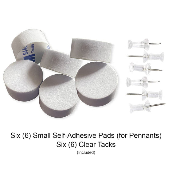 New England Patriots Pennant Banner and Wall Tack Pads