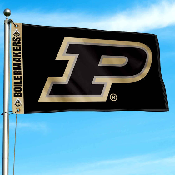 College Flags & Banners Co. Purdue Boilermakers Printed Header 3x5 Foot Banner Flag