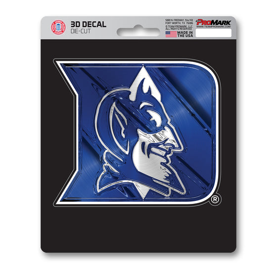 Duke Blue Devils 3D Decal Sticker