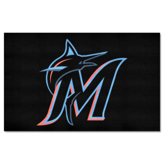 Miami Marlins Ulti-Mat Rug - 5ft. x 8ft.