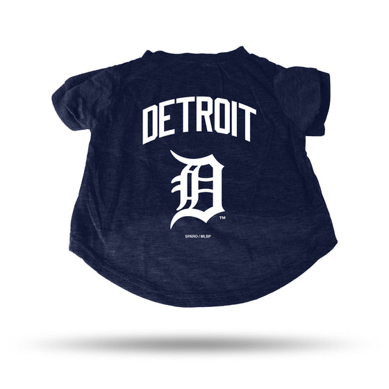 Detroit Tigers Pet Tee Shirt Size L (CDG)