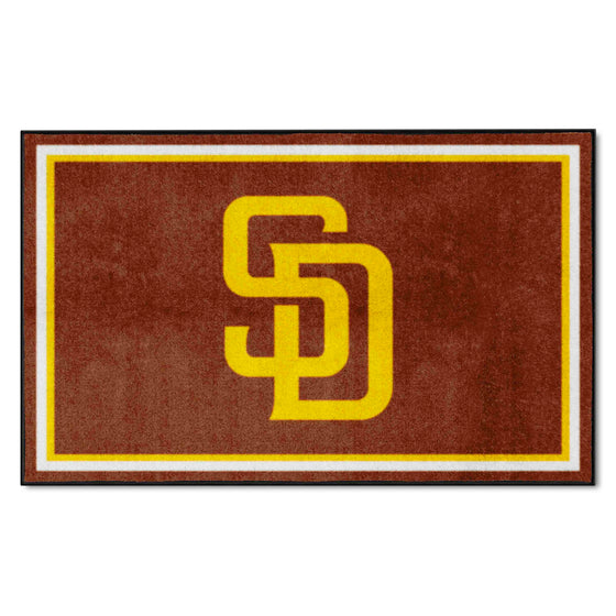 San Diego Padres 4ft. x 6ft. Plush Area Rug