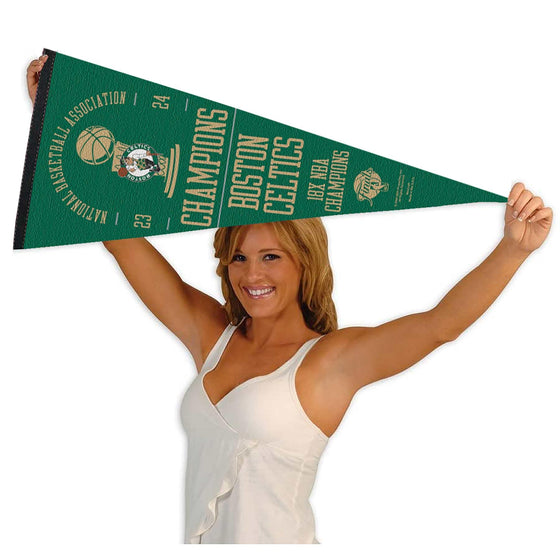 WinCraft Boston Celtics 2024 Finals Champions Pennant Flag