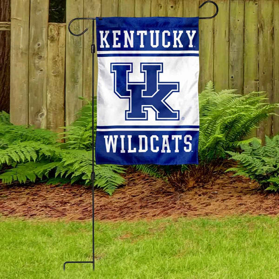 Kentucky Wildcats Garden Banner Flag with Flag Pole Stand Set