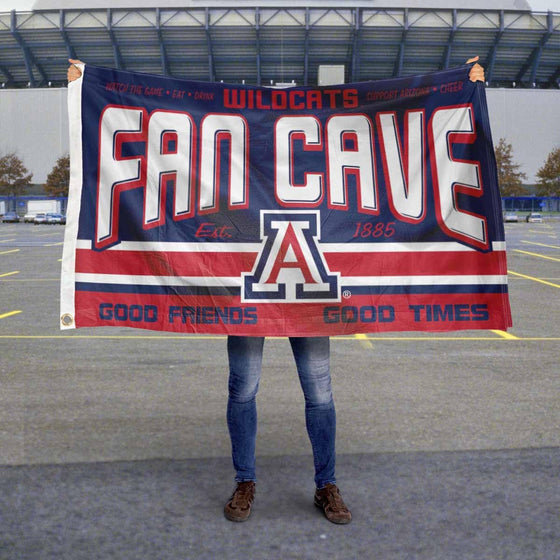 Arizona Wildcats Fan Man Cave Banner Flag