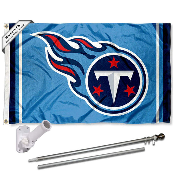 WinCraft Tennessee Titans Flag Pole and Bracket Kit