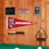 College Flags & Banners Co. Wisconsin Badgers Bucky Mascot Pennant Flag and Wall Tack Mount Pads