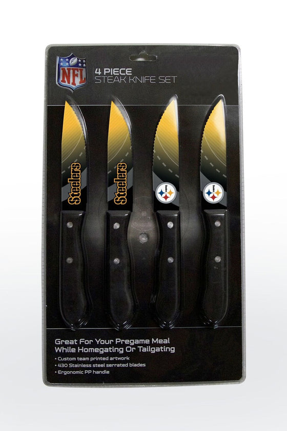 Pittsburgh Steelers Knife Set - Steak - 4 Pack (CDG)