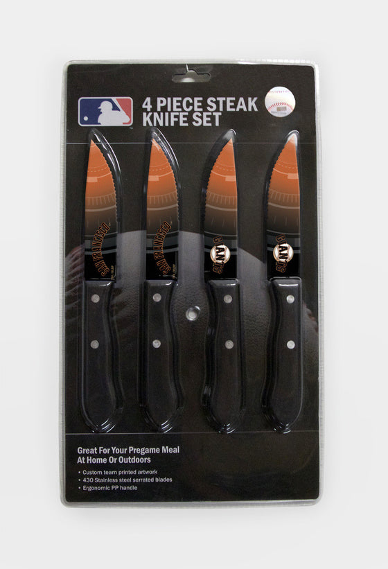 San Francisco Giants Knife Set - Steak - 4 Pack (CDG)