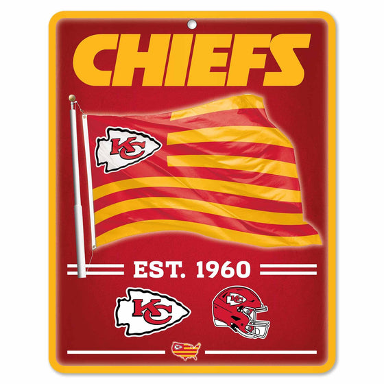 WinCraft Kansas City Chiefs Americana Banner Flag Sign