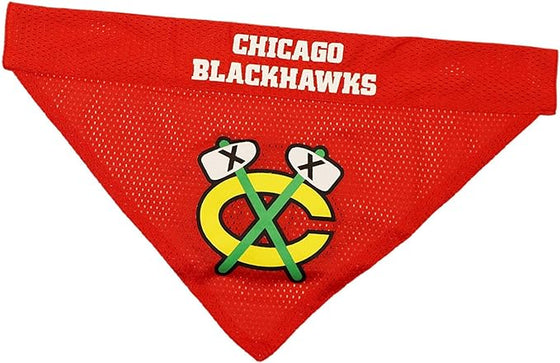 Chicago Blackhawks Reversible Bandana Pets First