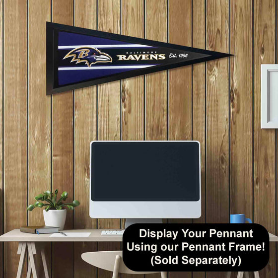 WinCraft Baltimore Ravens Embroidered and Sewn Pennant