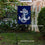 College Flags & Banners Co. US Navy Anchor Garden Flag and USA Flag Stand Pole Holder Set