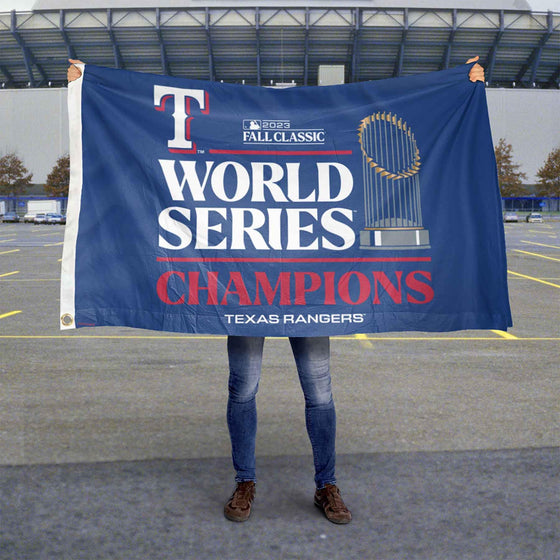 WinCraft Texas Rangers World 2023 Champions 3x5 Flag