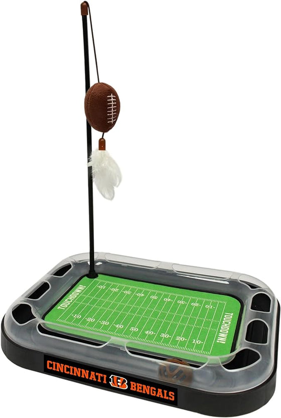 Cincinnati Bengals Football Field Cat Scratcher Toy