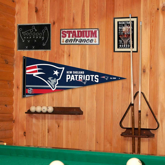 New England Patriots Pennant Banner and Wall Tack Pads