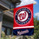 WinCraft Washington Nationals Double Sided House Flag