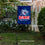 College Flags & Banners Co. Belmont Garden Flag and USA Flag Stand Pole Holder Set